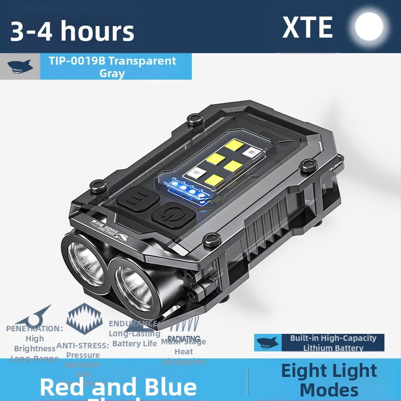 Φωτεινό εξωτερικό φως επισκευής και συντήρησης αυτοκινήτων, πολυλειτουργικό περιστρεφόμενο γυροσκόπιο, ισχυρός φακός με ισχυρό μαγνητικό προειδοποιητικό φως