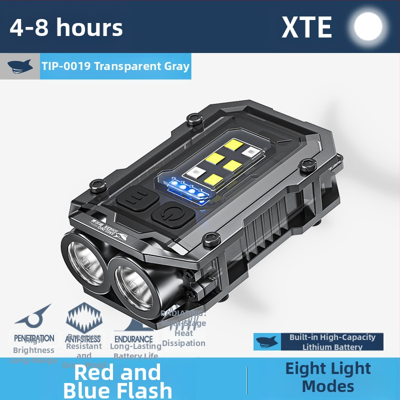 Φωτεινό εξωτερικό φως επισκευής και συντήρησης αυτοκινήτων, πολυλειτουργικό περιστρεφόμενο γυροσκόπιο, ισχυρός φακός με ισχυρό μαγνητικό προειδοποιητικό φως