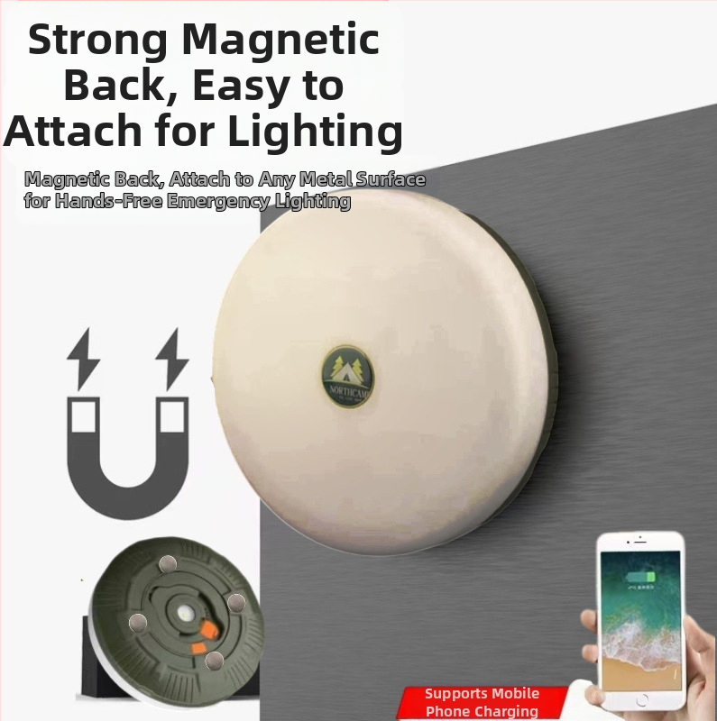 Външна лента за измерване на тегло 4 в 1, къмпинг светлина, презареждаща се, водоустойчива, преносима, за къмпинг на открито, с ролетка