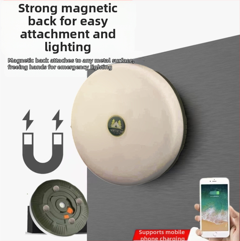 Външна лента за измерване на тегло 4 в 1, къмпинг светлина, презареждаща се, водоустойчива, преносима, за къмпинг на открито, с ролетка