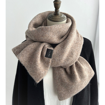 Плътен цвят мек лепкав ориз бял шал за момичета зима корейски стил тъмносив двойки зимен удебелен топъл шал за мъже