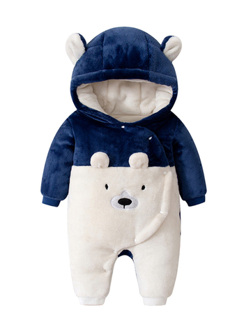 Παιδικά Ρούχα με Βαμβάκι, Χειμερινή Φόρμα Μωρού από Καπιτονέ Φανέλα, Χειμερινά Ρούχα για Νεογέννητα για Μωρά, Ζεστά Ρούχα με Μακρυμάνικα