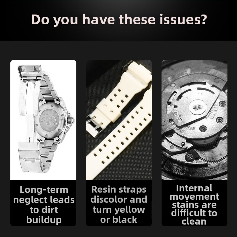 Течност за почистване на часовници, почистваща течност за циферблат и каишка, почистваща течност за поддръжка и почистване на бижута, почистващ препарат за диамантени пръстени и колиета