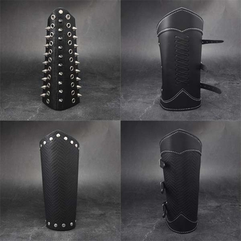 Határokon átnyúló, népszerű ékszerek, személyre szabott menetes szegecsek, bőr csuklóvédők, európai és amerikai férfi íjász karvédők, divatos motorkerékpár-kiegészítők