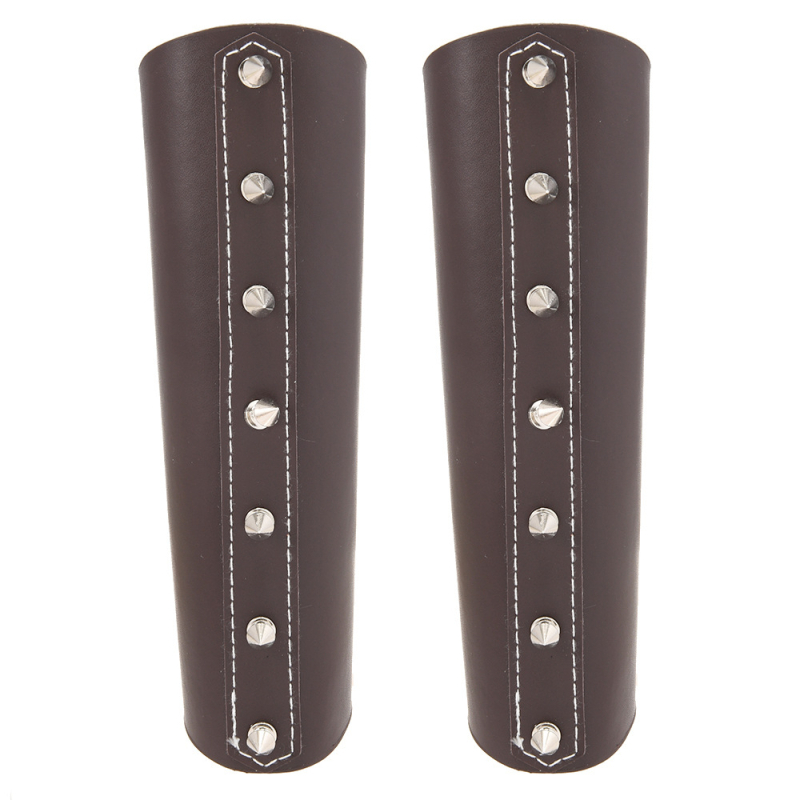 Határokon átnyúló, népszerű ékszerek, személyre szabott menetes szegecsek, bőr csuklóvédők, európai és amerikai férfi íjász karvédők, divatos motorkerékpár-kiegészítők