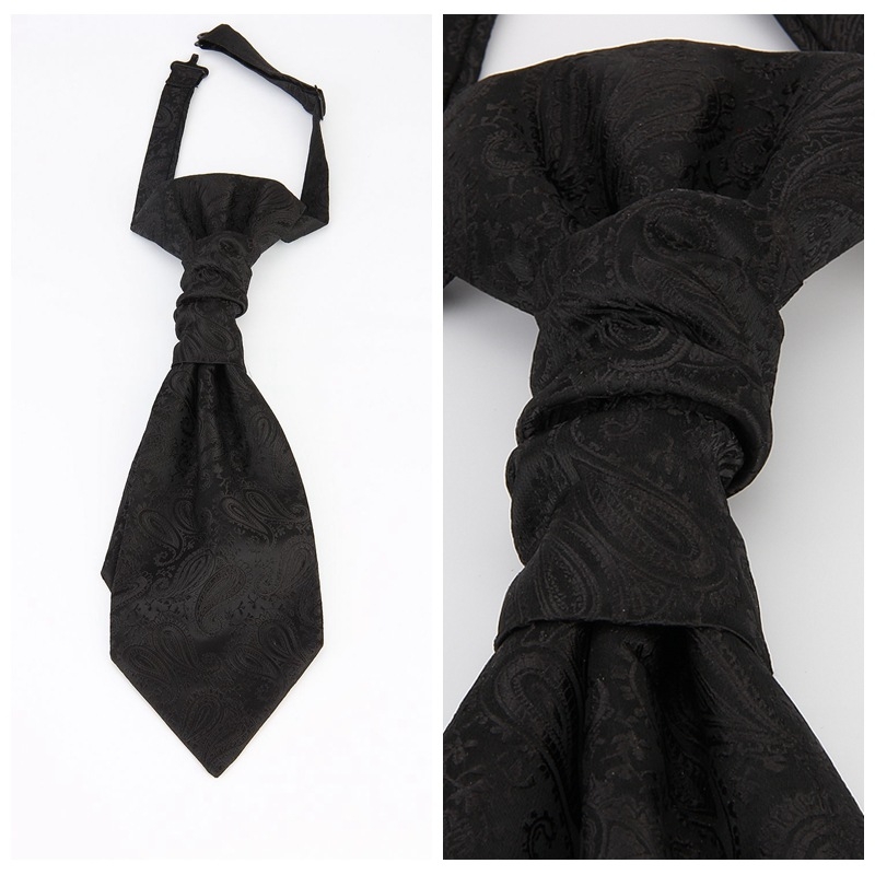 Moodne meeste ülikonnavest topeltlipsuga trendikas väliskaubanduse Hongkongi sõlmelips laos