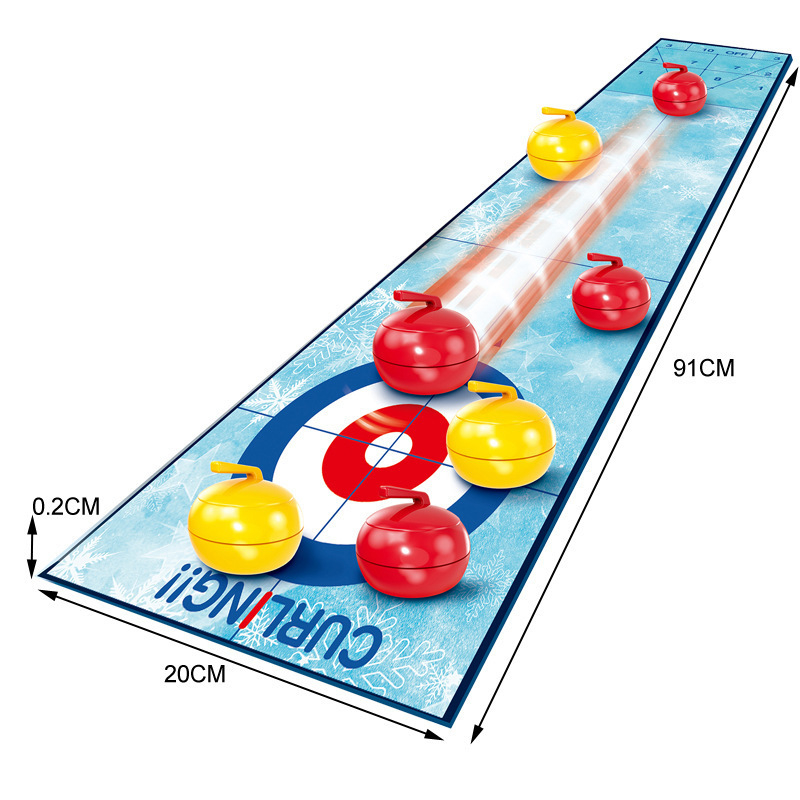 Ārējās tirdzniecības pārrobežu golfa spēle, kērlinga spēle, ātrā kērlinga spēle, ģimenes interaktīvā galda spēle