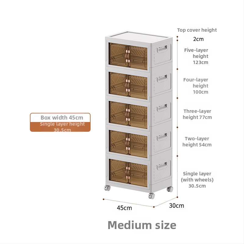 Kokkupandav hoiukapp, mitmekihiline, kapiuksega, suure mahutavusega teisaldatav hoiukapp, magamistoa-elutoa kapp, hoiukapp