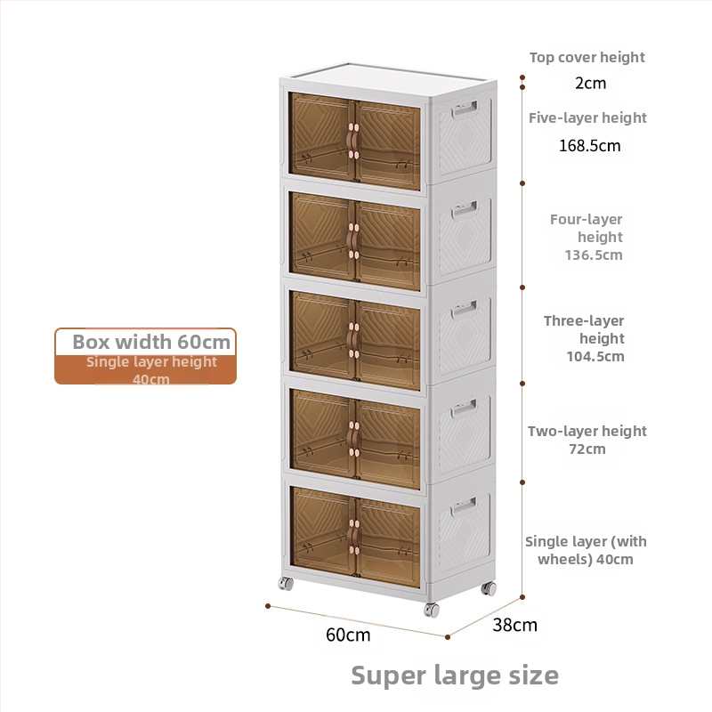 Kokkupandav hoiukapp, mitmekihiline, kapiuksega, suure mahutavusega teisaldatav hoiukapp, magamistoa-elutoa kapp, hoiukapp