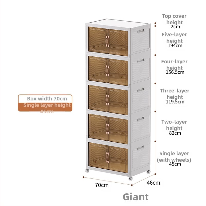 Kokkupandav hoiukapp, mitmekihiline, kapiuksega, suure mahutavusega teisaldatav hoiukapp, magamistoa-elutoa kapp, hoiukapp