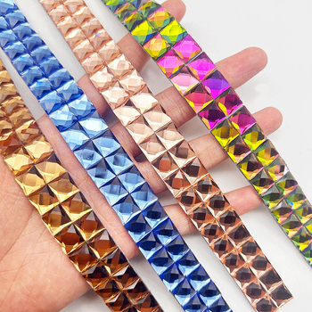 Piiriülene hulgimüük klaasist kivikeste kleebised Isekleepuvad puuriribad Kleepuv kivikeste lint Isekleepuvad kivikeste ribad DIY kivikeste puuriribad