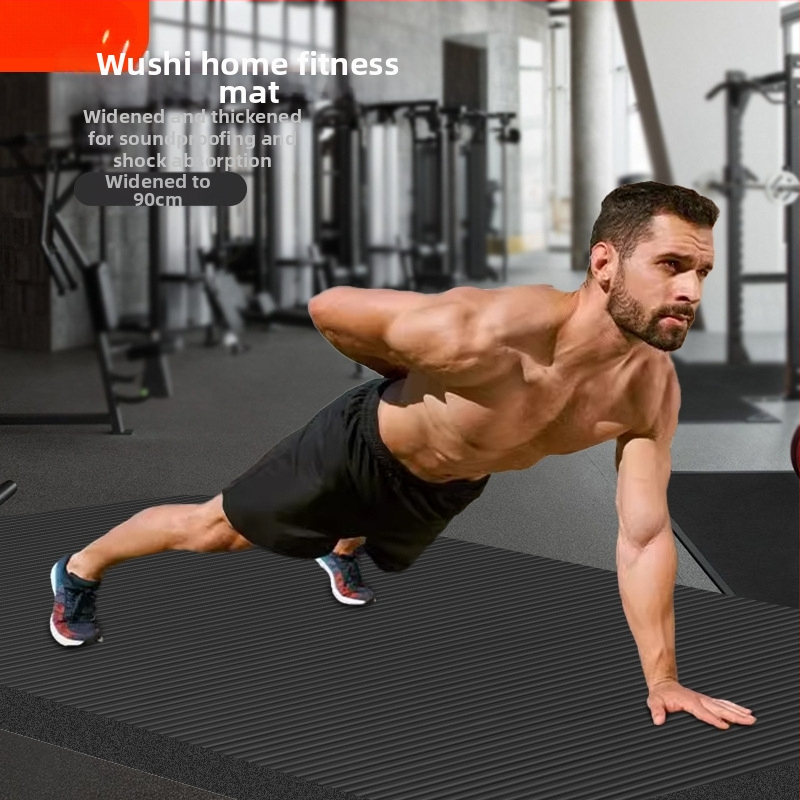 Meeste joogamatt, algajate treeningmatt, paksendatud, laiendatud ja pikendatud, libisemiskindel spordijoogamatt, kodune tagasilöök