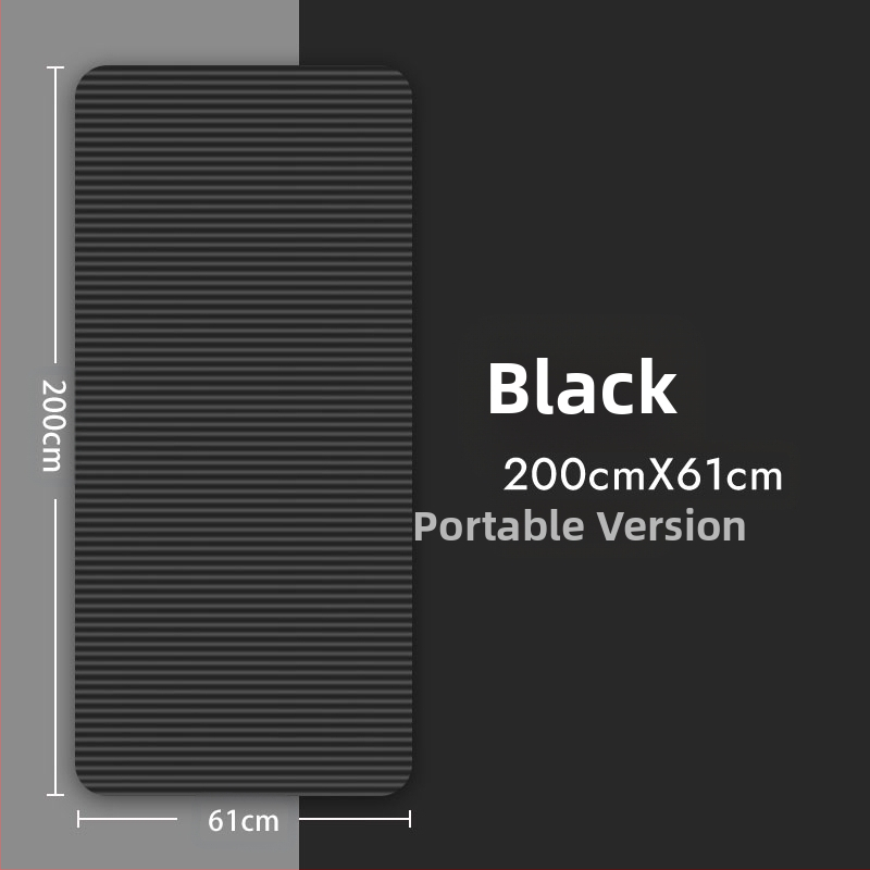 Meeste joogamatt, algajate treeningmatt, paksendatud, laiendatud ja pikendatud, libisemiskindel spordijoogamatt, kodune tagasilöök