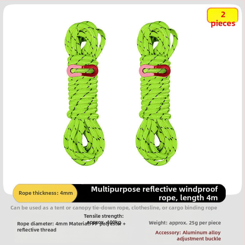 Välistingimustes telkimiseks mõeldud tuulekindel köis, taevakardina tõmbeköis, rihmaratta pingutus, tuuleköis, reguleeritav kinnitus välistingimustes