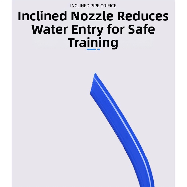 Фабрична директна продажба на плувна дихателна тръба, оборудване за гмуркане с шнорхел, универсална силиконова тръба против задавяне за възрастни, тренажор за дихателна тръба за гмуркане