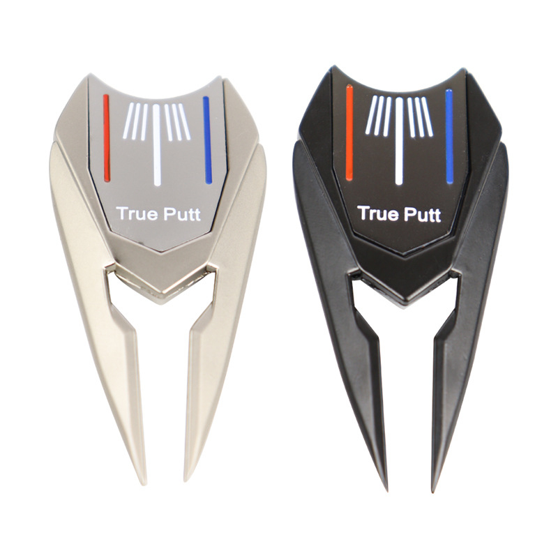 Cross-Border Spot Metal Golf Vilice Multifunkcionalni set vilica za putting Magnetic Iron Mark Golfballma