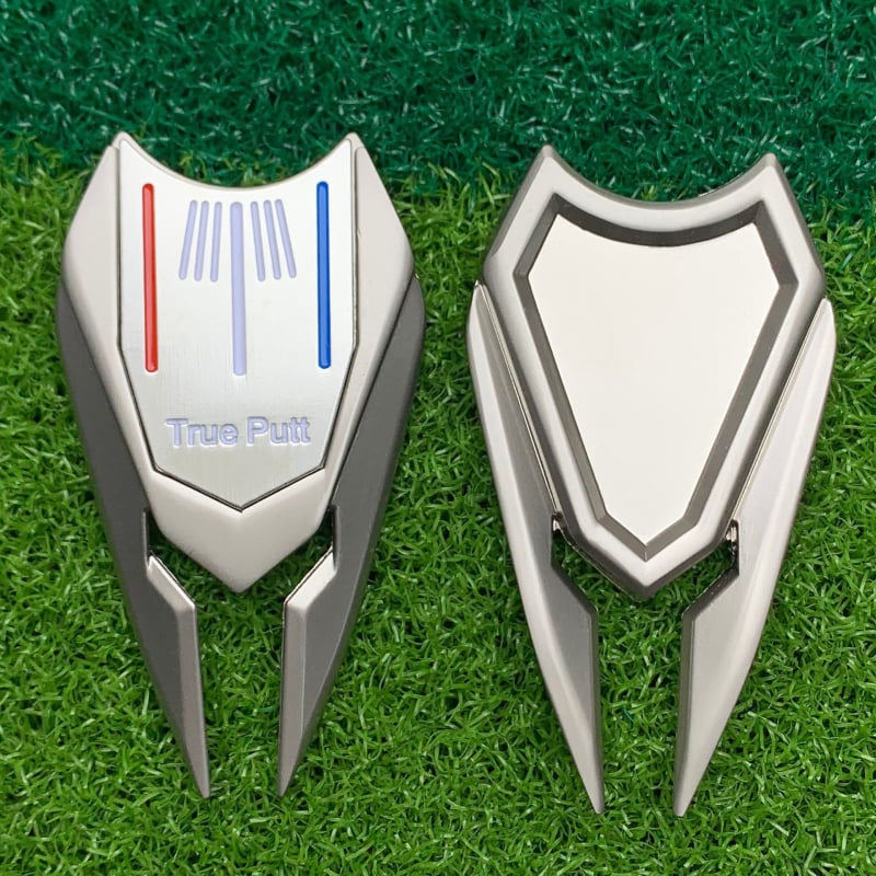Cross-Border Spot Metal Golf Vilice Multifunkcionalni set vilica za putting Magnetic Iron Mark Golfballma