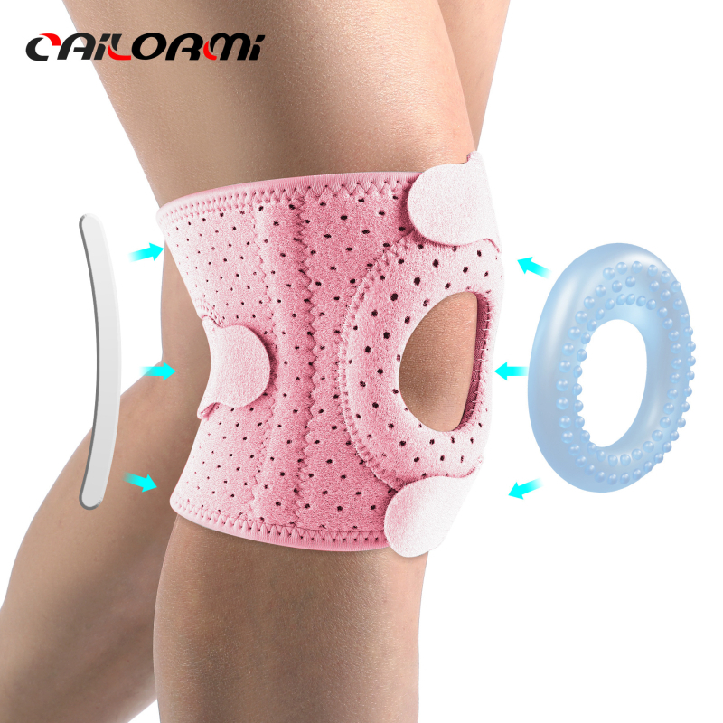 Patella Band Professionaalne spordi põlvekaitse Põlveliigese kaitsja Naiste jooksuspordivarustus Hüppenööriga põlvekaitsmed