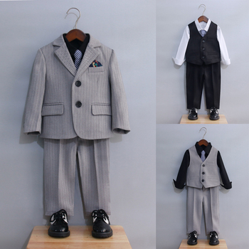 Κοστούμι για αγόρια, όμορφο κορίτσι με λουλούδια, φόρεμα οικοδέσποινα, βρετανικού στιλ, μικρό κοστούμι, κοστούμι για πιάνο, επίδειξη μόδας