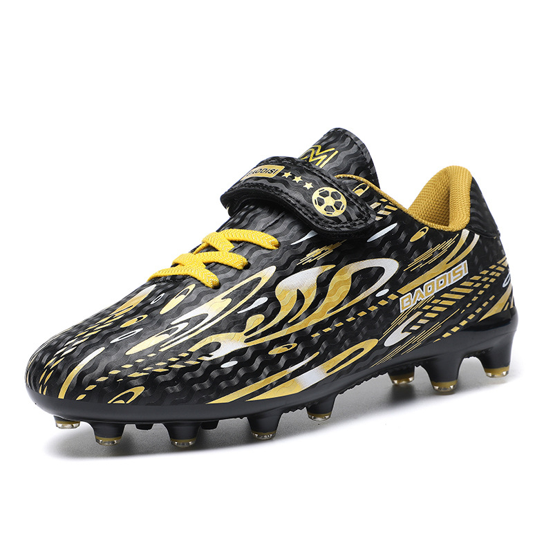 Tépőzáras gyermek focicipő fiúknak és lányoknak, törött körmök, általános iskolásoknak, hosszú körmök, profi versenyedző cipő nagykereskedelem