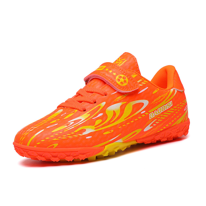 Tépőzáras gyermek focicipő fiúknak és lányoknak, törött körmök, általános iskolásoknak, hosszú körmök, profi versenyedző cipő nagykereskedelem