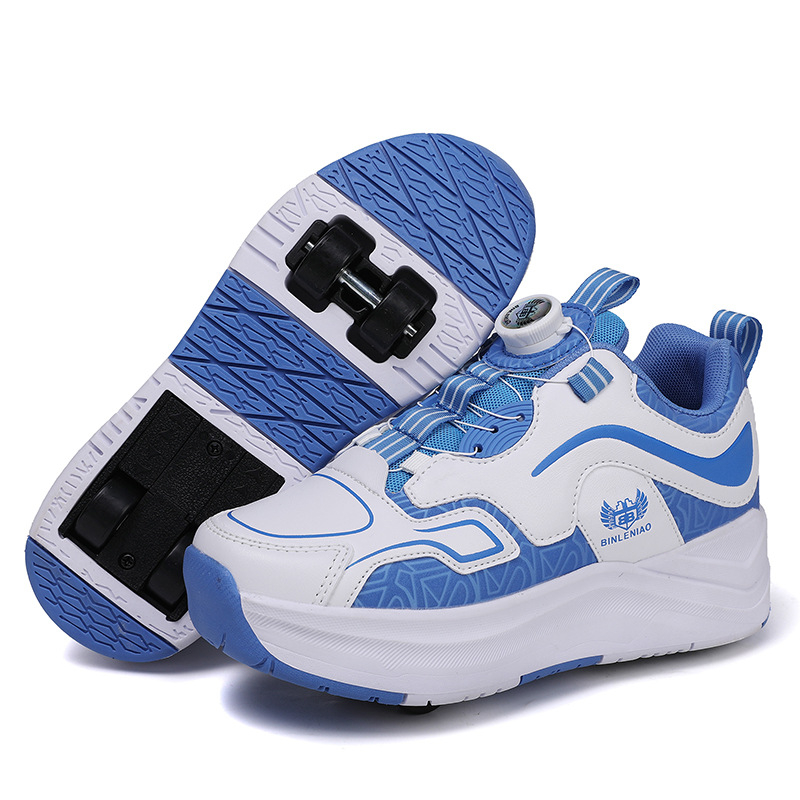 Vaikiški „Heelys“ batai, nauji vyriški keturračiai riedučiai su ištraukiamais ratukais, mergaitiški balti batai su nuimamais ratukais sportiniai batai