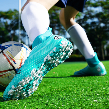 Ποδοσφαιρικά Παπούτσια για Νέους σε Διασυνοριακό Επίπεδο 2025 Νέα Ψηλά Παπούτσια Προπόνησης Ποδοσφαίρου για Μαθητές, Μακριά Νύχια και Σπασμένα Νύχια για Μεγάλα Παιδιά