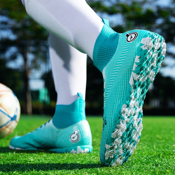 Ποδοσφαιρικά Παπούτσια για Νέους σε Διασυνοριακό Επίπεδο 2025 Νέα Ψηλά Παπούτσια Προπόνησης Ποδοσφαίρου για Μαθητές, Μακριά Νύχια και Σπασμένα Νύχια για Μεγάλα Παιδιά