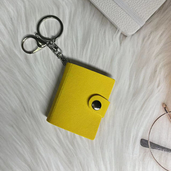 Νέο μίνι δερμάτινο άλμπουμ με μικρό κρεμαστό κόσμημα καρτών 2 ιντσών, αυτοκόλλητο φωτογραφιών αναμνηστικό άλμπουμ αποθήκευσης χονδρικής, υποστήριξη προμήθειας, προσαρμογή