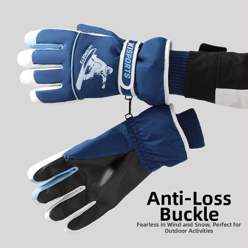 Žieminės slidinėjimo pirštinės, vyriškos, vėjui atsparios, vandeniui atsparios, neslystančios, lietimui jautraus ekrano, su vilnos pamušalu, šiltos, žieminės alpinizmo ir jojimo pirštinės