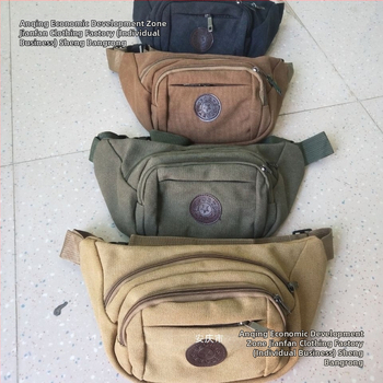 Τσάντα μέσης από καμβά, νέα ανδρική, πολυλειτουργική, καθημερινή τσάντα, τσάντα ζώνης, εξωτερική, εργοταξιακή τσάντα, ταμειακή μηχανή, πορτοφόλι