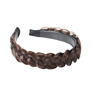 Parūkas galvas saite eleganta, pūkaina, viengabala, neredzama, pārdabiska, neslīdoša, savīta, zivs kaula bize, paplašināta galvas saite