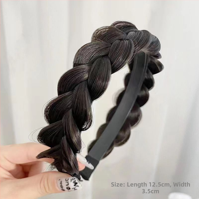 Parūkas galvas saite eleganta, pūkaina, viengabala, neredzama, pārdabiska, neslīdoša, savīta, zivs kaula bize, paplašināta galvas saite