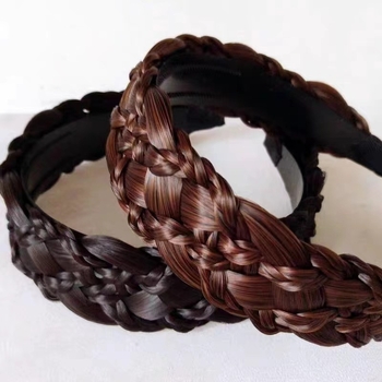 [Uue toote laiendamine] Simuleeritud juuste juuksepael, parukas, punutud juustega peakate, parukad, katted valgete juuste artefaktiga, et suurendada peanaha juuste hulka