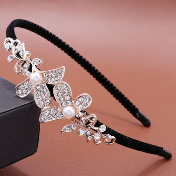 Αξεσουάρ μαλλιών κορδέλας για τα μαλλιά από τη Νότια Κορέα, σπηλιές μαλλιών, κορδέλα για πλύσιμο προσώπου, στρας, φουρκέτα με μαργαριτάρι, κλιπ φουρκέτας πίεσης, αξεσουάρ για το κεφάλι ενηλίκων