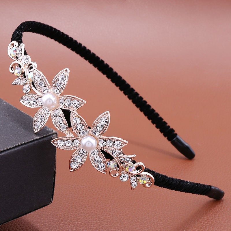 Αξεσουάρ μαλλιών κορδέλας για τα μαλλιά από τη Νότια Κορέα, σπηλιές μαλλιών, κορδέλα για πλύσιμο προσώπου, στρας, φουρκέτα με μαργαριτάρι, κλιπ φουρκέτας πίεσης, αξεσουάρ για το κεφάλι ενηλίκων