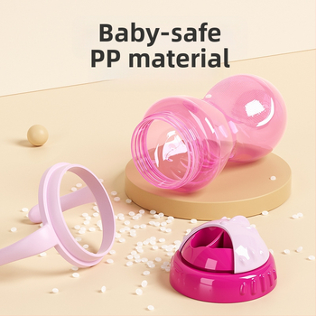 Tarpvalstybinė užsienio prekyba, karštai parduodamas kūdikis su rankena, pp medžiagos, siurbimo puodelis, tiesioginio gėrimo puodelis, geriamasis puodelis, atsparus kritimams