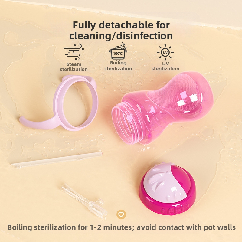 Трансгранична външна търговия, горещо продавана бебешка чаша с дръжка от pp материал, чаша за пиене, чаша за пиене, устойчива на изпускане