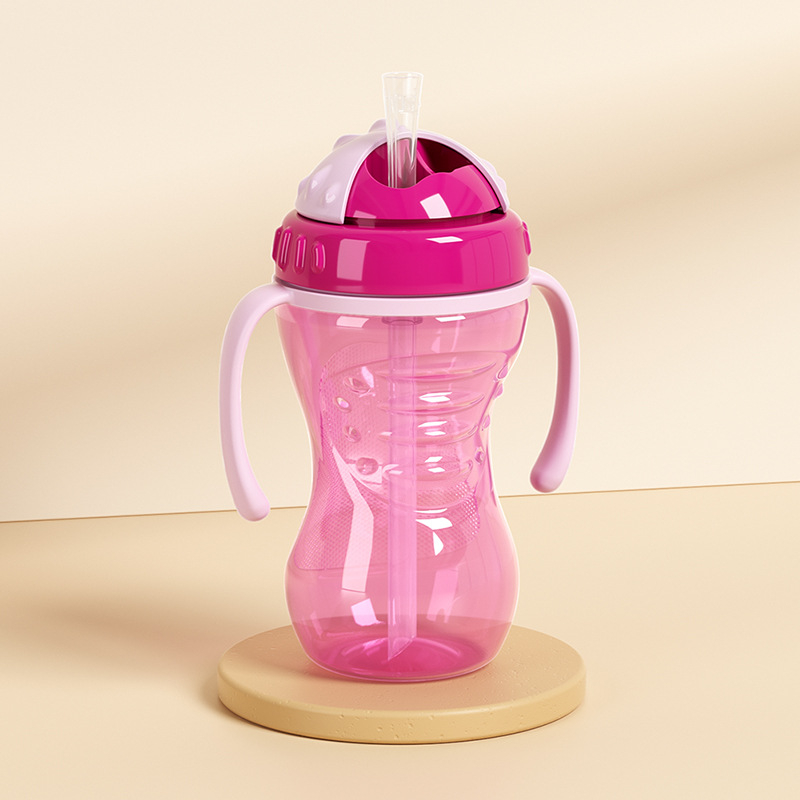 Tarpvalstybinė užsienio prekyba, karštai parduodamas kūdikis su rankena, pp medžiagos, siurbimo puodelis, tiesioginio gėrimo puodelis, geriamasis puodelis, atsparus kritimams