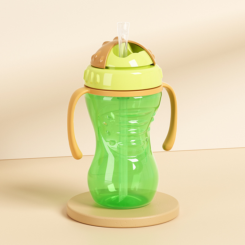 Tarpvalstybinė užsienio prekyba, karštai parduodamas kūdikis su rankena, pp medžiagos, siurbimo puodelis, tiesioginio gėrimo puodelis, geriamasis puodelis, atsparus kritimams