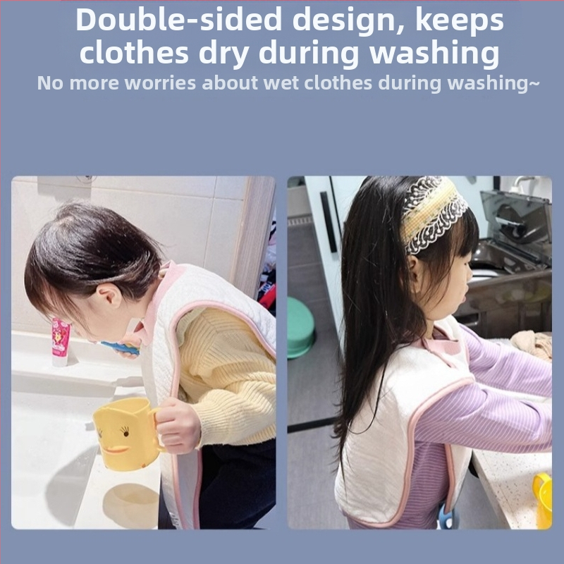 Детска кърпа, бебешка кърпа, миене на зъби, избърсване на лице, кърпа за уста, водоустойчив лигавник, немокри дрехи, бебешки лигавник за лице