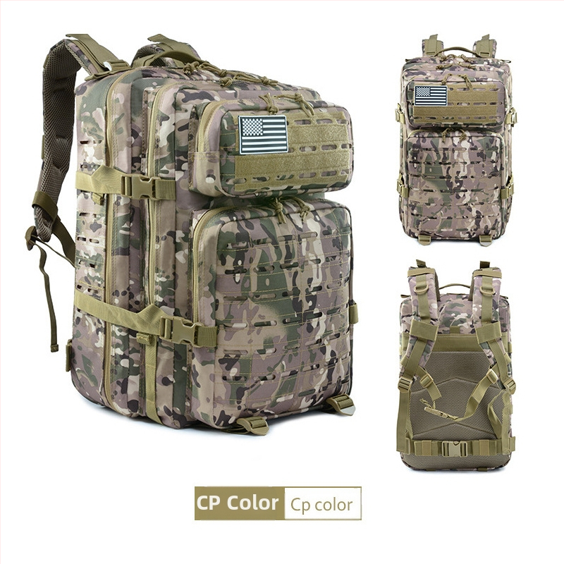 Välisportimiseks mõeldud seljakott maastikul reisimiseks, telkimiseks, matkamiseks, mägironimiseks, sõjaväe kamuflaažiga jalgrattasõiduks, taktikaline seljakott meestele