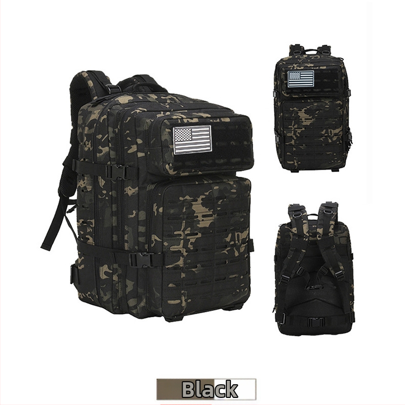 Välisportimiseks mõeldud seljakott maastikul reisimiseks, telkimiseks, matkamiseks, mägironimiseks, sõjaväe kamuflaažiga jalgrattasõiduks, taktikaline seljakott meestele