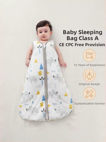 Piiriülesed CPC kevad- ja sügistooted vastsündinutele Beebi löögikindel tekk puhtast puuvillast puuvillast laste vest A-klassi beebimagamiskott