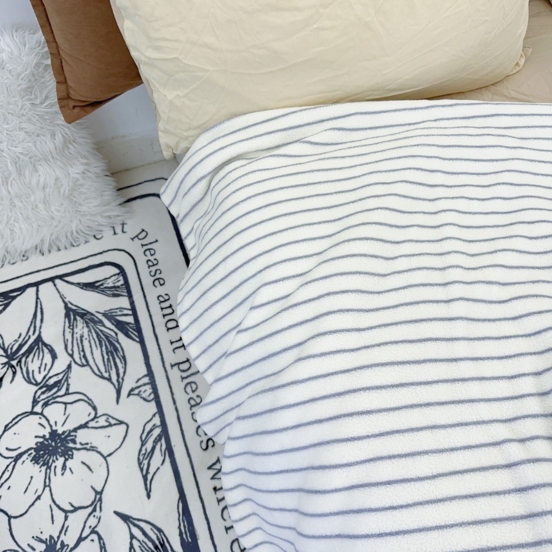 Polka Dot Wave Dot värske piima sametist vabaaja tekk, talvine paksendatud soe kahepoolne fliisist tekk