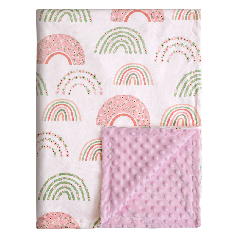 Raminanti Doudou antklodė naujagimiui, pavasario, rudens, žiemos, keturių metų laikų kūdikio antklodė, animacinių filmukų, vaivorykštės, vaikiška antklodė