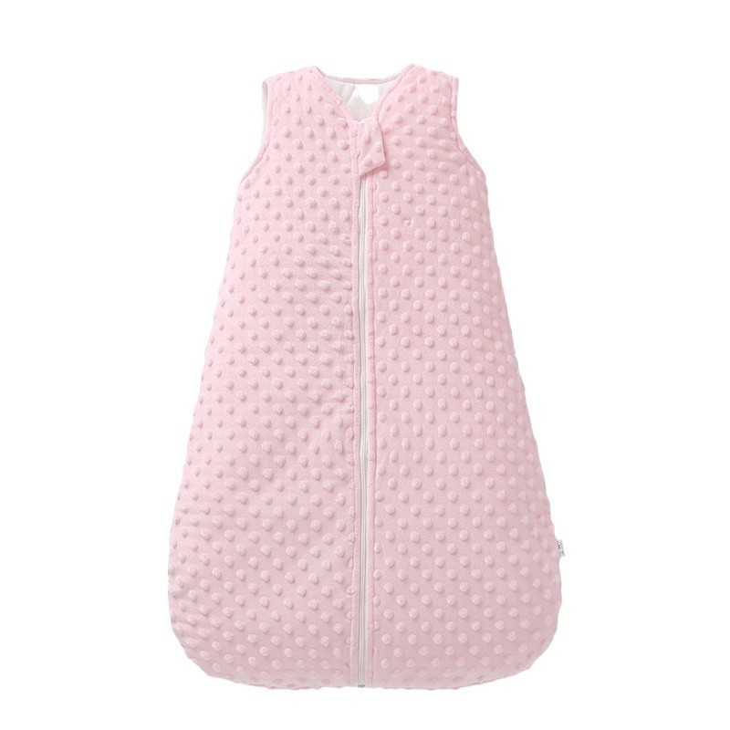 Karštai parduodamas vaikiškas nespyrus miegmaišis kūdikiams, vientisa liemenė, sustorintas miegmaišis, žirnių aksomas, kūdikio paguodos antklodė