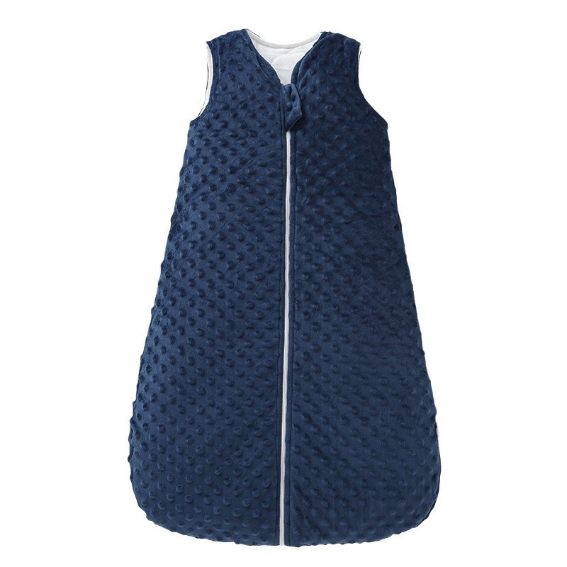 Karštai parduodamas vaikiškas nespyrus miegmaišis kūdikiams, vientisa liemenė, sustorintas miegmaišis, žirnių aksomas, kūdikio paguodos antklodė