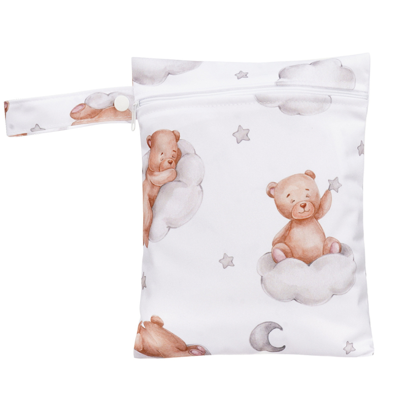 Torba za pelene za bebe, mala praktična torba za pohranu pelena za bebe, 18 * 25xm, viseća torba za pelene za uz krevet