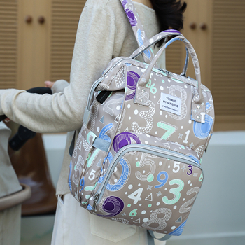 2025 Νέα τσάντα μόδας για μούμιες Ελαφριά πολυλειτουργική τσάντα μωρού Μεγάλη χωρητικότητα σακίδιο αποθήκευσης γάλακτος
